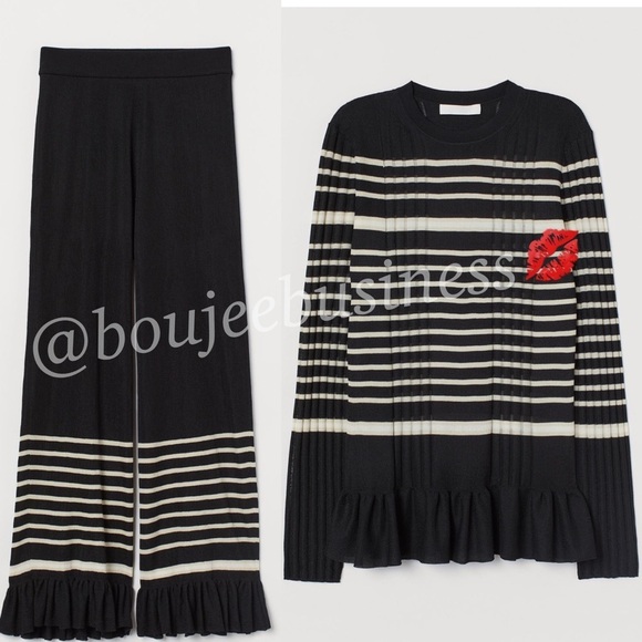 H&M Fine-Knit Top + Pants Co-ord Set - Picture 16 of 16